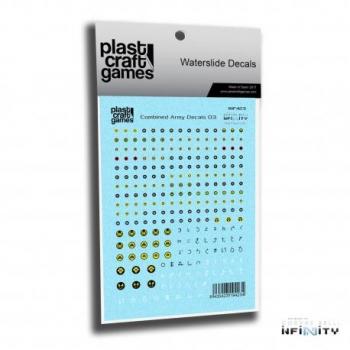 Infinity Decals - Combined Army 03 Set de Calcomanías Especializado