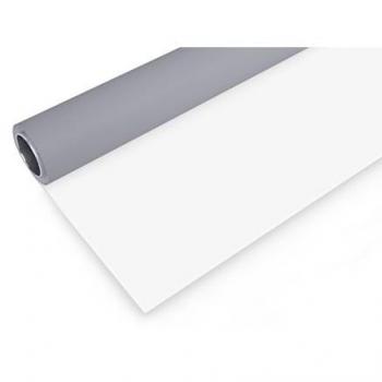 Rollo de fondo de vinilo 2,72x6 m gris/blanco BRESSER