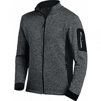 Chaqueta de Strick-Fleece Christoph Talla M, 100% PES, Color Antracita/Negro, 280g/m², FHB