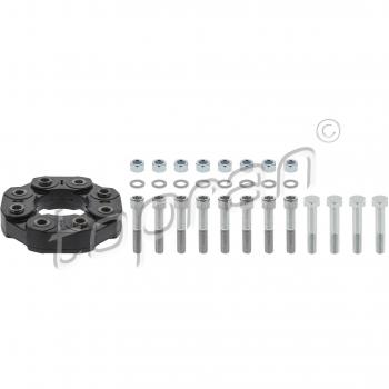TOPRAN Flector de transmisión 410 040 - Amortiguador de vibraciones del eje de transmisión, fabricado por TOPRAN, diseñado para reducir las vibraciones y ruidos en el sistema de transmisión, compatible con varios modelos