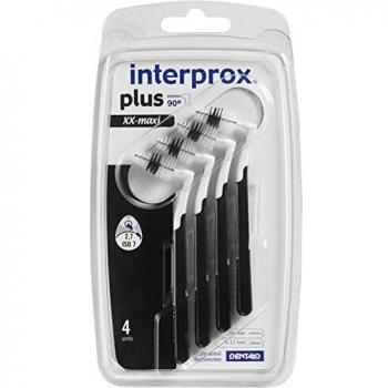 3 x Interprox Plus Interdental Brushes, Black, XX-Maxi Pack of 4