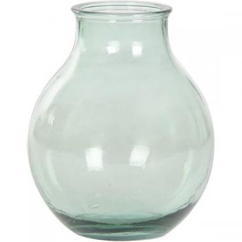Jarrón de Cristal Reciclado 29 x 29 x 36 cm - Verde