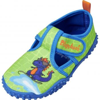 Playshoes Dino Baby Aqua Shoes - Blue Green Dinosaur