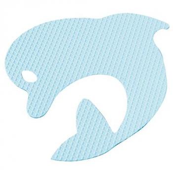 Brinox Antideslizante bañera diseño Delfines, Azul, 11x9.4x0.1 cm