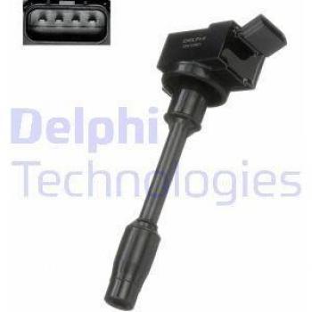 Bobina de encendido DELPHI GN10861-12B1, tipo: bobina de encendido, características: compatible con vehículos específicos, alta eficiencia en el encendido, diseño duradero y resistente a condiciones extremas