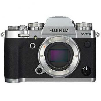 Fujifilm X-T3 - Cámara de objetivo intercambiable sin espejo, con sensor APS-C de 26,1 Mpx, video 4K/60p DCI, pantalla táctil, WIFI, Bluetooth, Plata