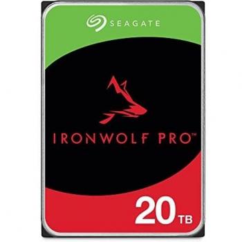 Seagate IronWolf Pro 20TB NAS Hard Drive 7200 RPM SATA 6Gb/s 3.5-Inch with Rescue Data Recovery Services (ST20000NE000)