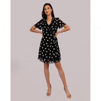 Naf Naf - Vestido corto mujer con estampado de lunares