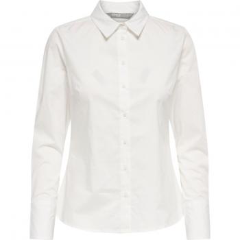 Only Frida Long Sleeve White Women's Shirt