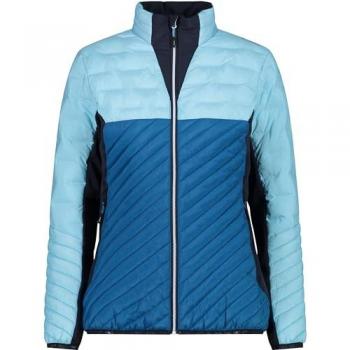 CMP Women's Hybrid Functional Jacket - Turquoise, Size 42