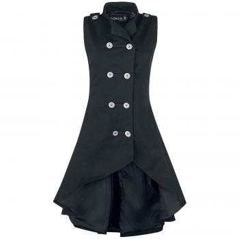 Gothicana by EMP Paikea Chaleco Mujer Negro L