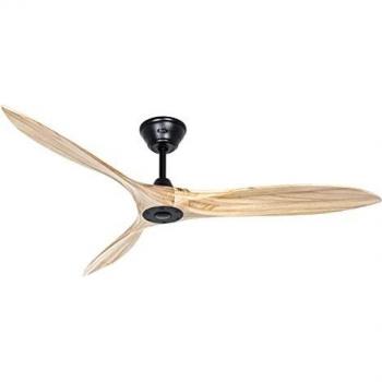 Casafan Ventilador de Techo Eco AIRSCREW 315247 152cm Motor Negro DC bajo Consumo / 6 velocidades/Aspas Madera