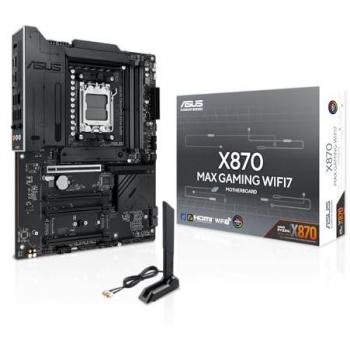 Placa Base ASUS X870 MAX GAMING WIFI7 ATX AM5 DDR5 PCIe 5.0 Wi-Fi 7