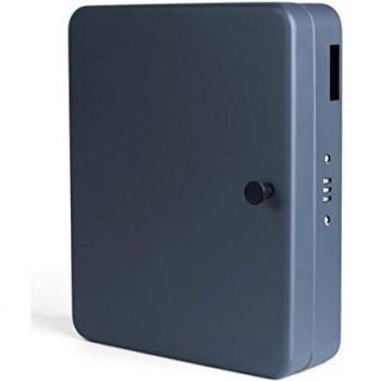 Caja para llaves Pavo básica con cerradura de combinación para 36 llaves, gris oscuro (300x240x80mm)