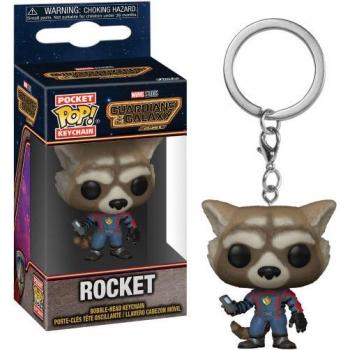 Llaveros Pocket POP! Vinyl Guardianes de la Galaxia Vol. 3 - Rocket 4 cm (Expositor de 12)