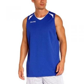 Spalding Bekleidung Teamsport Attack Tank Top - Camiseta de baloncesto para hombre, color azul, talla L