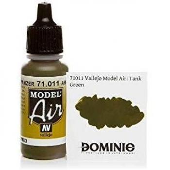 Vallejo Model Air 17ml - Tank Green 71011