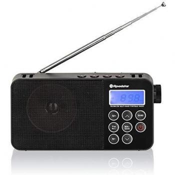 Roadstar TRA-2340PSW Radio Portátil Digital Multibanda AM/FM/SW, Funcionamiento a Red/Pilas, Toma de Auriculares, Altavoz 8W, Temporizador para