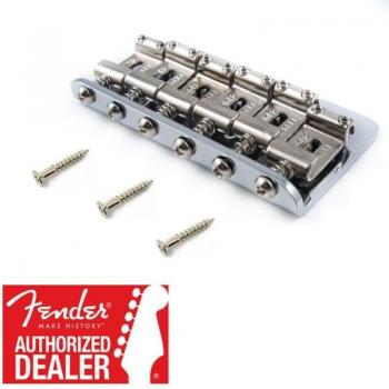 Fender Bridge Assembly for Guitars, Nickel