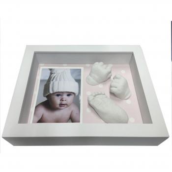 Kit De Marco Y Alginato Moldes Para Hacer La Huella Del Bebe En 3d , Regalos Para Niño Recien Nacido, Regalo Para Baby Shower, Padres Primerizos, Un Recuerdo De Su Primer Año
