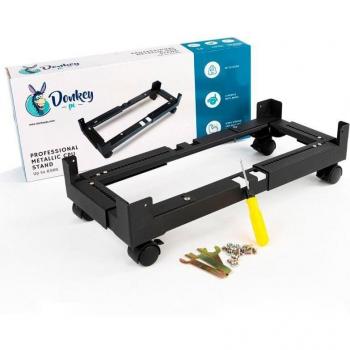 Donkey PC Soporte CPU Bajo Mesa Ajustable con Ruedas Máx. 65Kg Grande de Acero