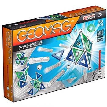 Geomag Classic Panels, Juego de construcción magnético, 68 piezas