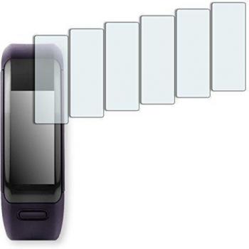 6 x protectores pantalla Golebo para Garmin vivosmart HR. Lámina protectora adhesiva invisible Crystal Clear. Fabricado en Alemania.