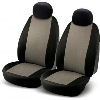 Bottari 10404 10404 Fundas de Asiento Delanteros de Coche J2, Universales, Color Negro y Gris