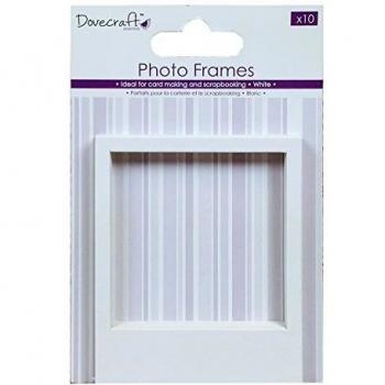 Dovecraft Esencial, cartón, Blanco, Photo Frames, Madera, Multicolor, Talla Única