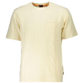 Beige Relaxed Fit Short Sleeved Sweater - L
