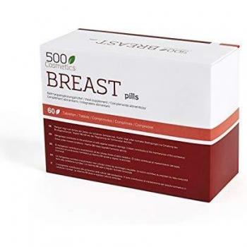 500Cosmetics Breast - Complemento Natural para la mujer - Fabricado en la UE - 60 Tabletas.