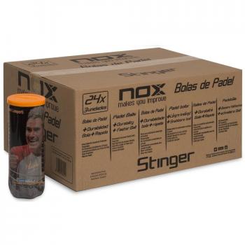 Nox 24Bolstin3 Cajón de bolas de pádel, Amarillo, Única