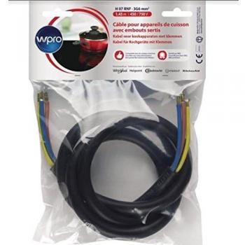 Cable Eléctrico Wpro CAB360/1 32 Amperios 1.45 m para Placa de Cocción