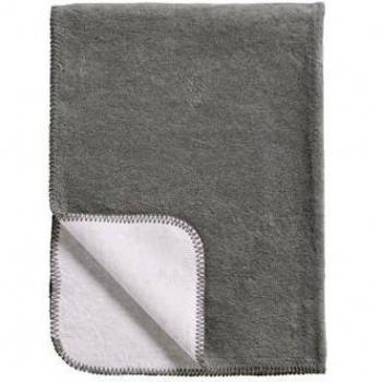 Meyco - Manta/1441004 Baby Classic Double Face, 100 x 150 cm, Gris/Blanco