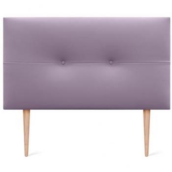 Cabecero Tapizado de Polipiel AQUALINE Pro Lila 95x105cm con Patas para Camas 70/80/90