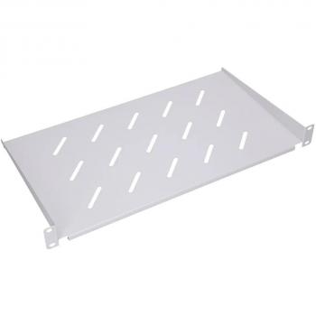 Estante Metálico Extralink 1U 250mm Gris para Armarios de Pared 19 con Ventilación y Fijación Fácil