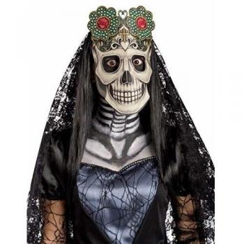 Generique - Máscara de Tela Día de los Muertos Adulto