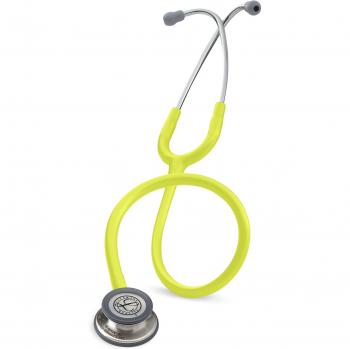 3M Littmann Classic III 5839 Stethoscope Stainless Steel Finish Chestpiece - 27 inch, Lemon-Lime Tube