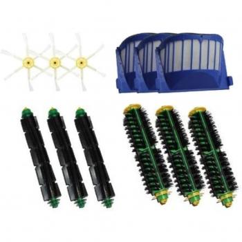 Tammy Style Ersatzbausatz für iRobot Roomba Paquete de 3 X Borstenbürste & Flexible Beater Bürste
