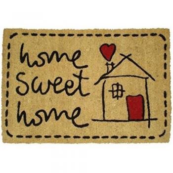 KOKO DOORMATS Felpudo Entrada casa Original, Fibra de Coco y PVC, Felpudo Exterior Home Sweet Home, 40x60x1.5 cm | Alfombra Entrada casa Exterior | Felpudos Divertidos para Puerta