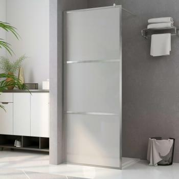 Mampara de ducha accesible de vidrio esmerilado ESG 140x195 cm