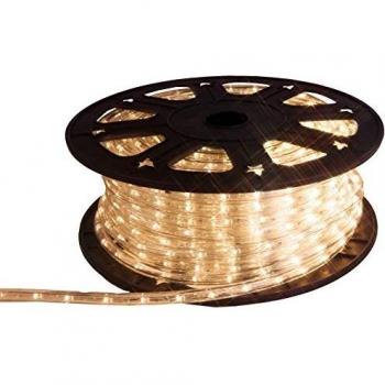 Manguera de luces LED Ropelight 45 m blanco cálido