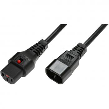 Cable de Alimentación IEC Lock C13 a C14