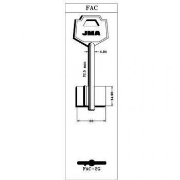 JMA - Llave En Bruto Gorja Laton Jma