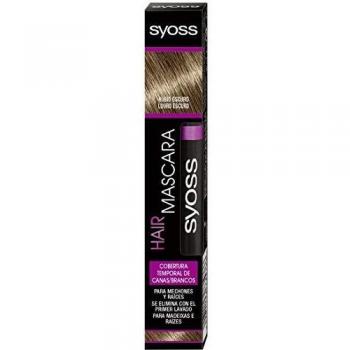 SYOSS - Hair Mascara - Cepillo Cubre Canas - Color Rubio Oscuro - 2 uds de 16ml