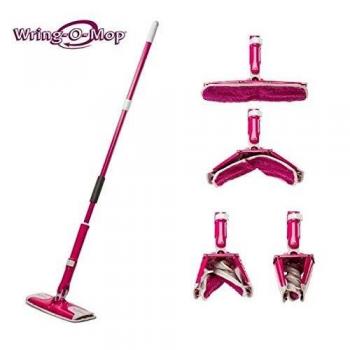 Desconocido Mopa Wring - o - Mop Shammy Mop, Rosa, Suelo humedo y seco