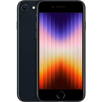 Apple iPhone SE 2022, 64GB, Color Medianoche (3ª Generación) con Pantalla Retina HD de 4.7, Chip A15 Bionic y Cámara de 12 Mpx