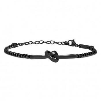 Pulsera Mujer Breil TJ3341 - Pulsera de acero inoxidable, diseño elegante, con detalles en oro rosa, resistente al agua, cierre de seguridad