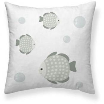 Funda de cojín Farid A Blanco 50 x 50 cm Algodón Kids&Cotton