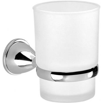 Gedy GE101300100 Porta Cepillos de Pared, Cromo, 11x6.7x9.5 cm